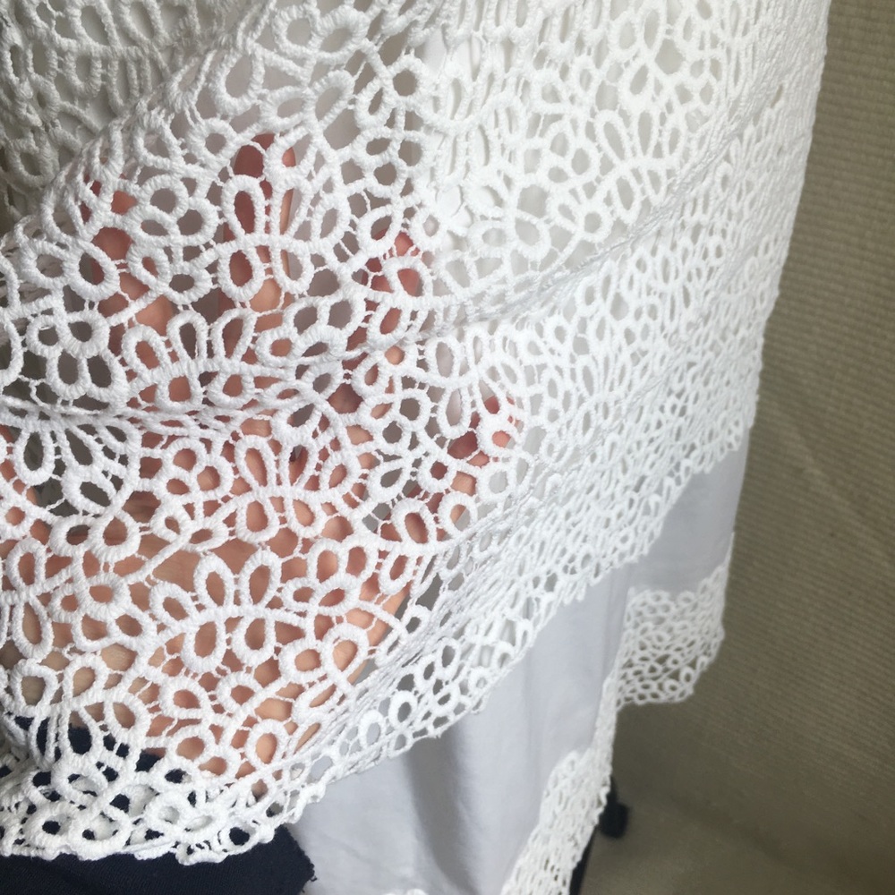 Elie Tahari Architectural Modern Lace Sheath Dress - Picture 6 of 8